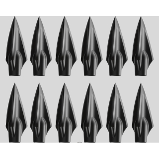 12 Stück Vermin Broadhead Spitzen für Barnett DEMUN