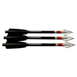 3 Stück 6,2 Steambow schwere Carbon Jagdbolzen