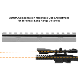 UTG Super Slim 20 MOA Elevated MT-RSX20MOA