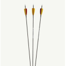 Carbonpfeil Penthalon Slim Line Black m. Naturfedern 1000